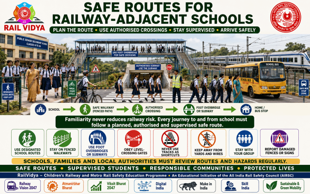 SAFE ROUTES FOR RAILWAY-ADJACENT SCHOOLS